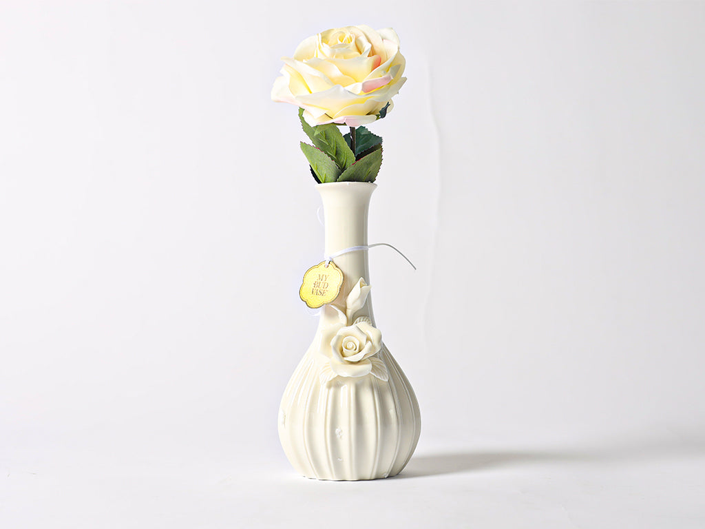 Rose Ivory My Bud Vase - Discrete Water Pipe